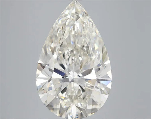 5.53ct Pear Lab Grown Diamond (Colour H, Clarity VS1, IGI Certified)