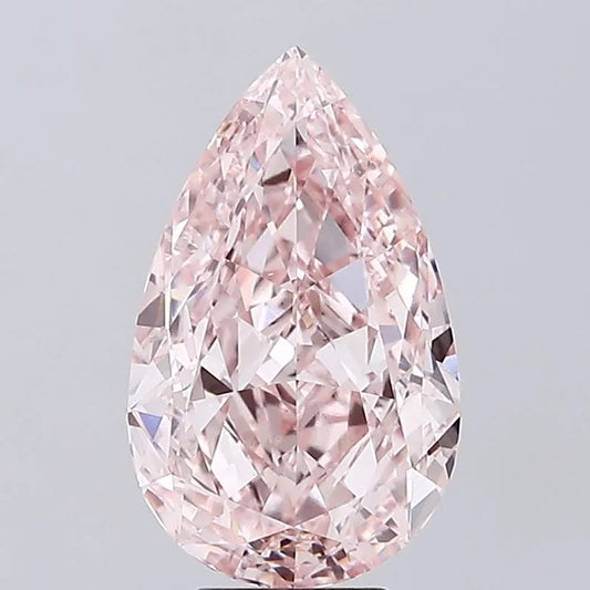 6.04ct Pear Lab Grown Diamond (Colour Fancy Intense Pink, Clarity VS1, IGI Certified)