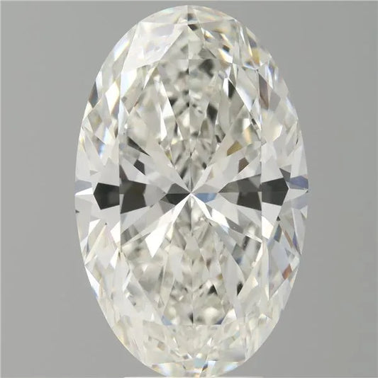 6.06ct Oval Lab Grown Diamond (Colour G, Clarity VVS2, IGI Certified)