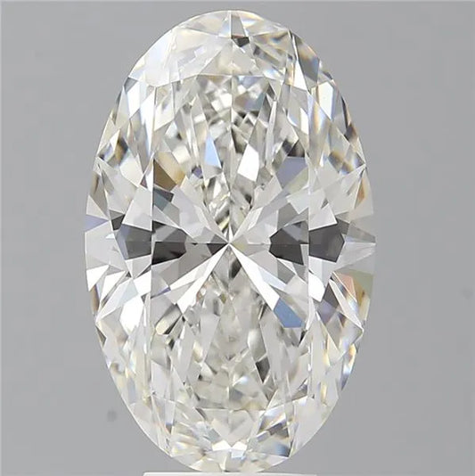 6.08ct Oval Lab Grown Diamond (Colour G, Clarity VVS2, IGI Certified)