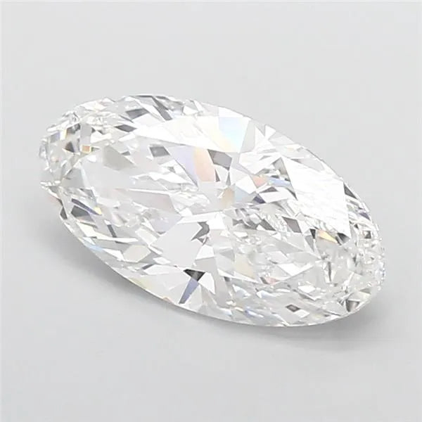 6.09ct oval lab grown diamond (colour f, clarity vvs2, igi certified)
