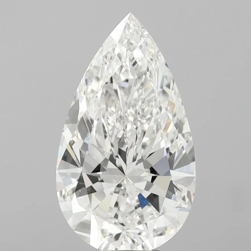 6.50ct pear lab grown diamond (colour f, clarity vvs2, igi certified)