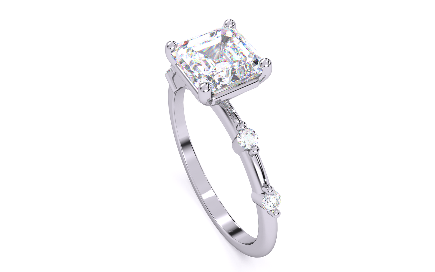 luxe aimé elevé solitaire