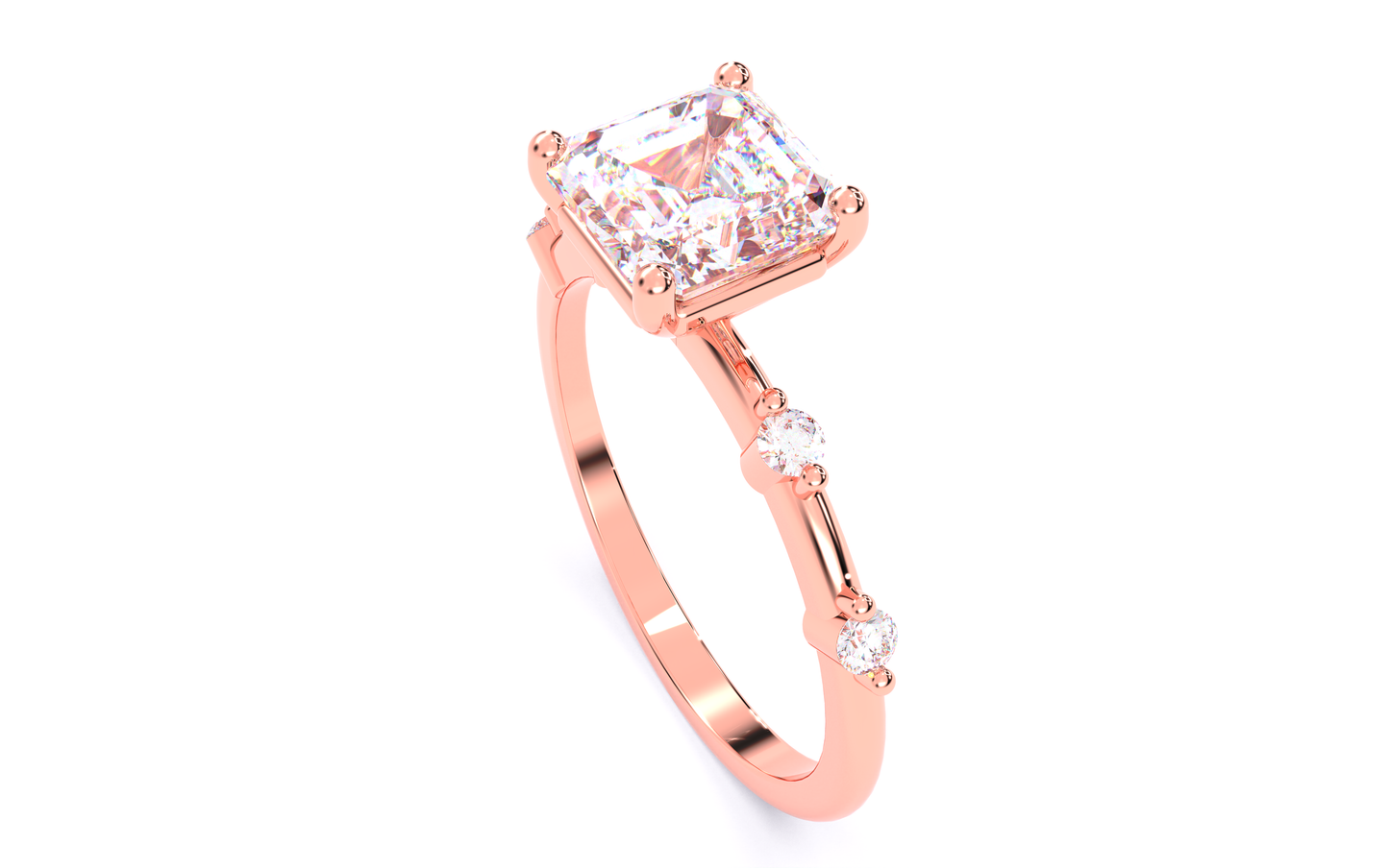 luxe aimé elevé solitaire