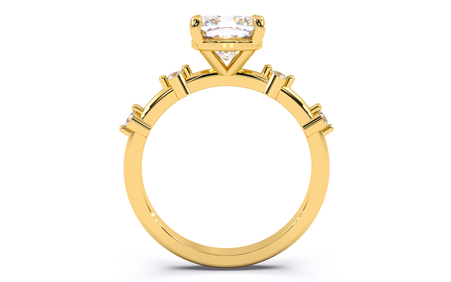 luxe aimé elevé solitaire