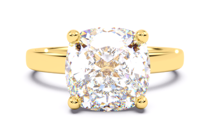 Luxe Aimé Luma Solitaire Engagement Ring, Front View