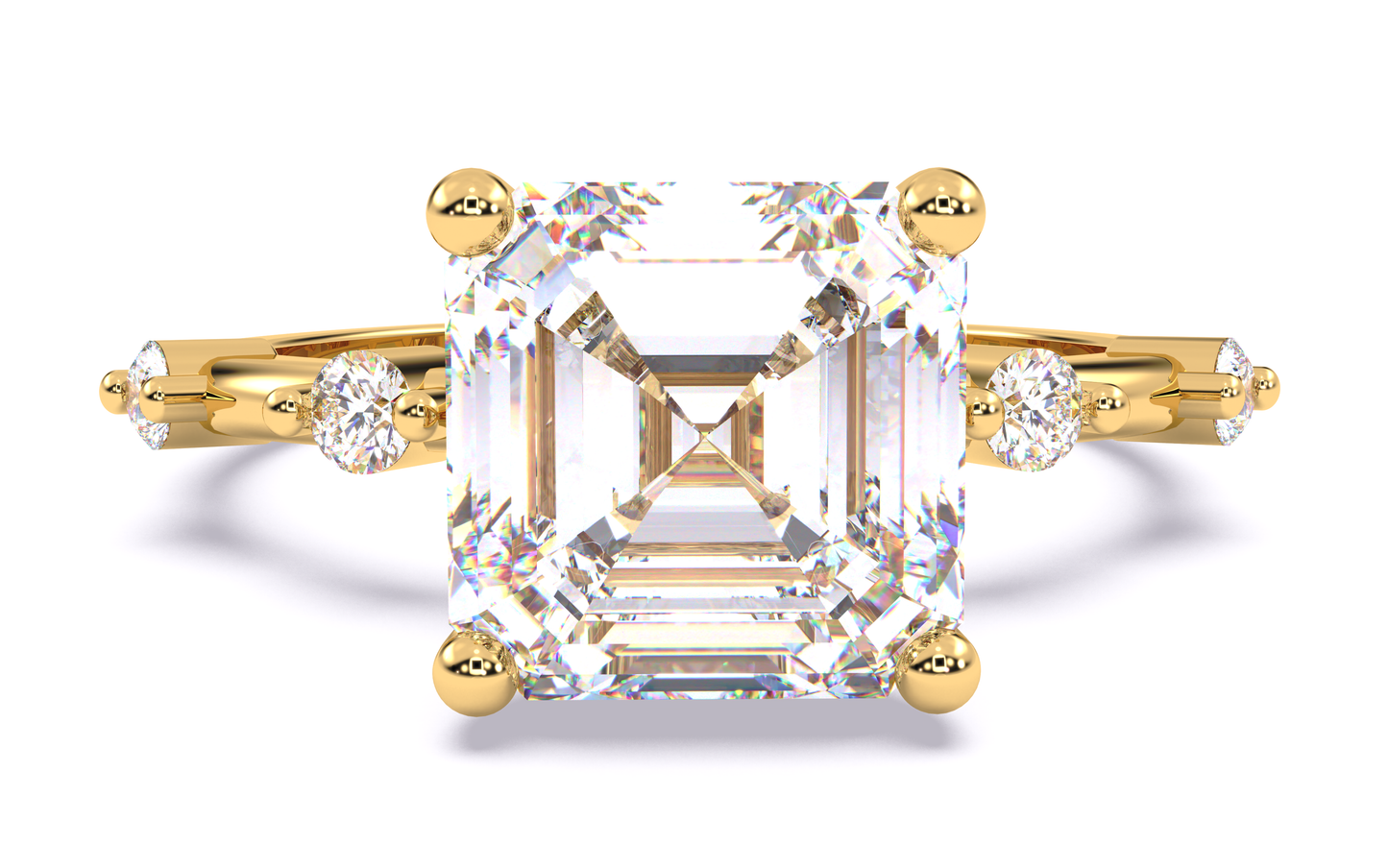 luxe aimé elevé solitaire