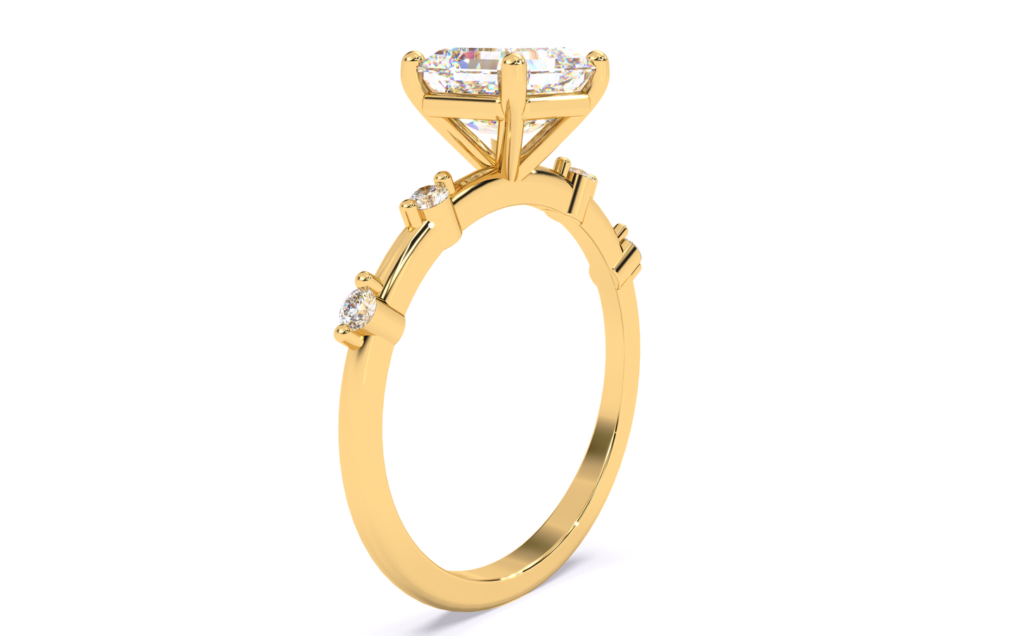 luxe aimé elevé solitaire