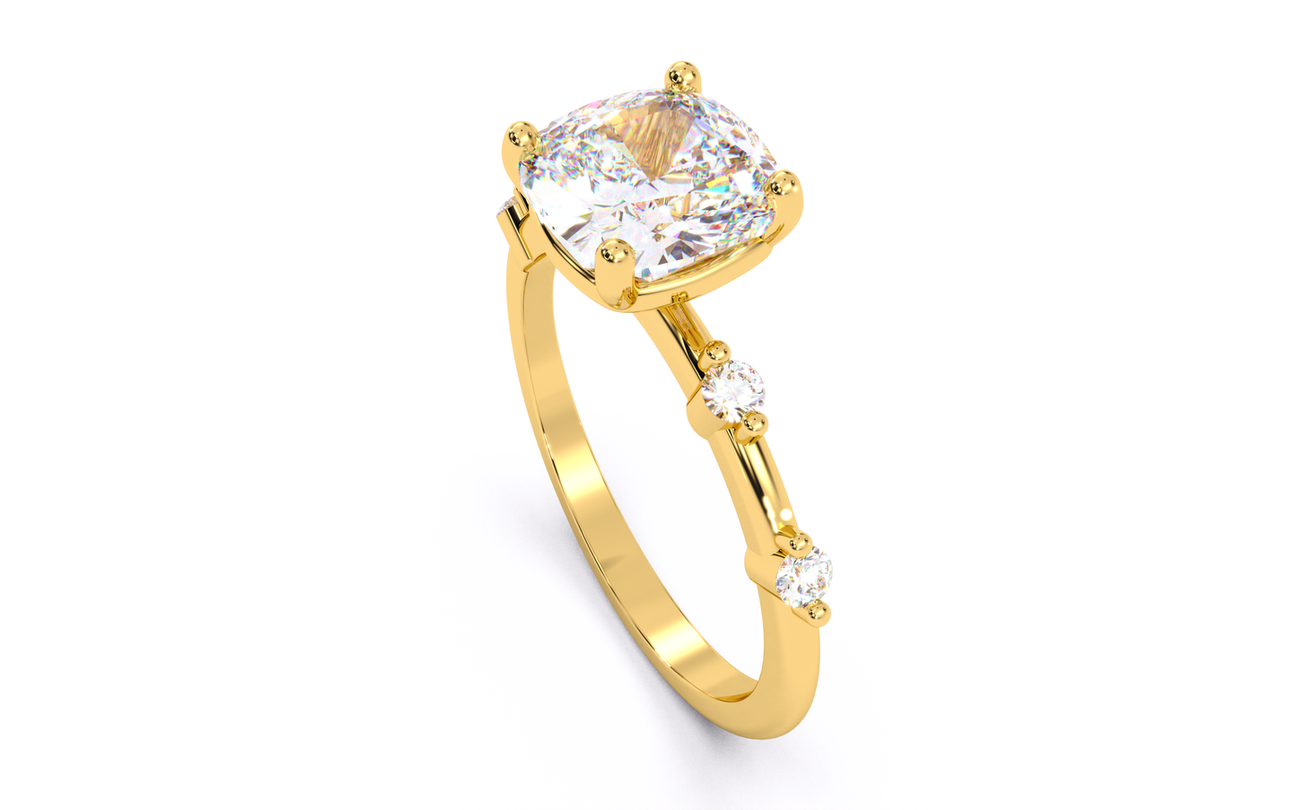 luxe aimé elevé solitaire