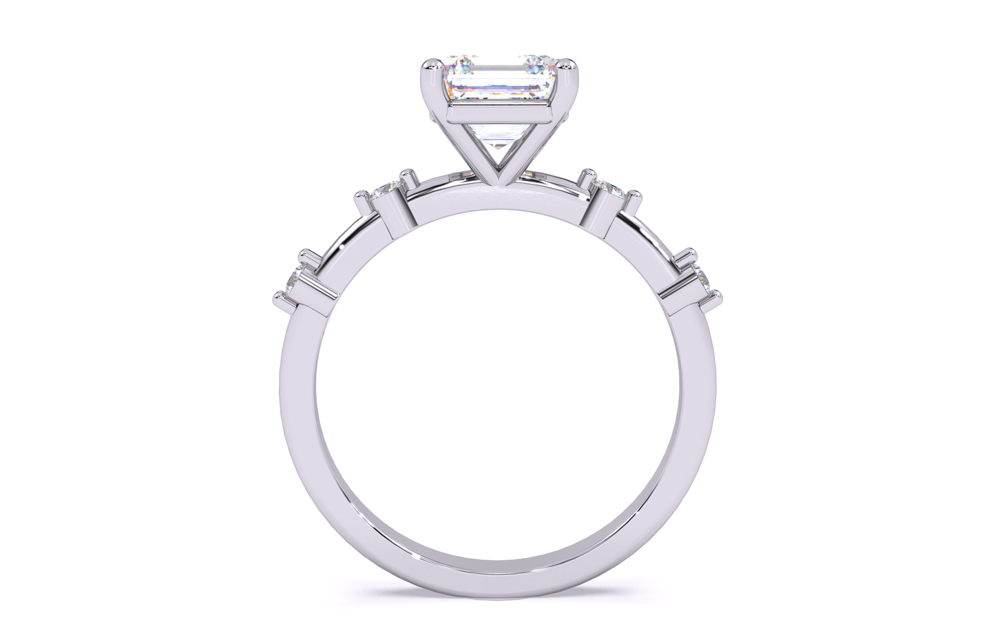 luxe aimé elevé solitaire
