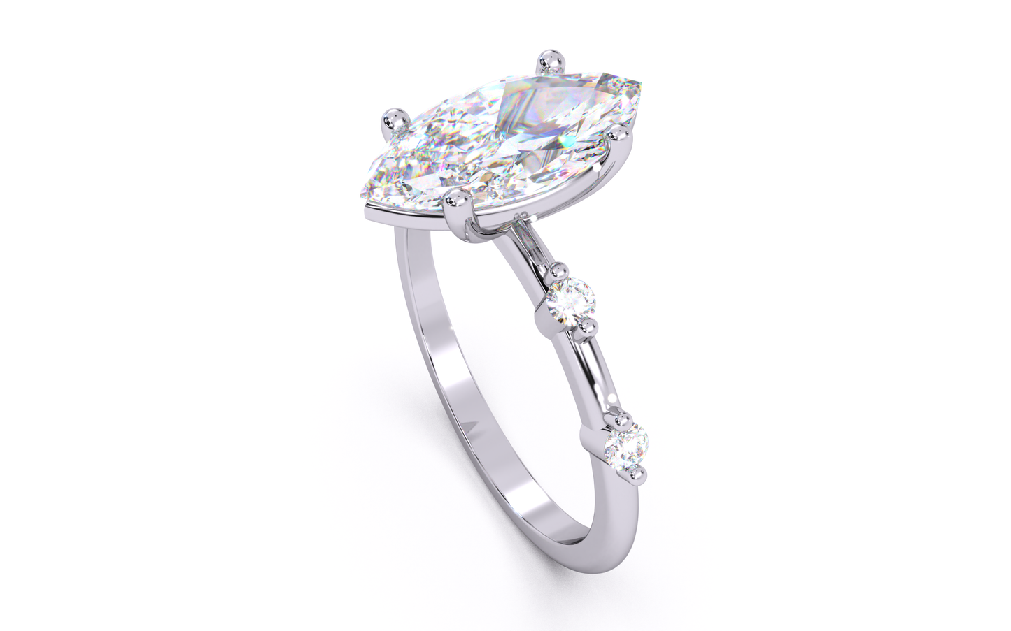 luxe aimé elevé solitaire