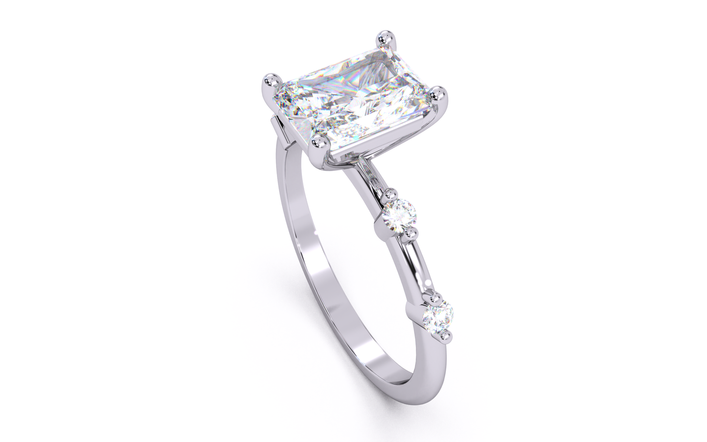 luxe aimé elevé solitaire