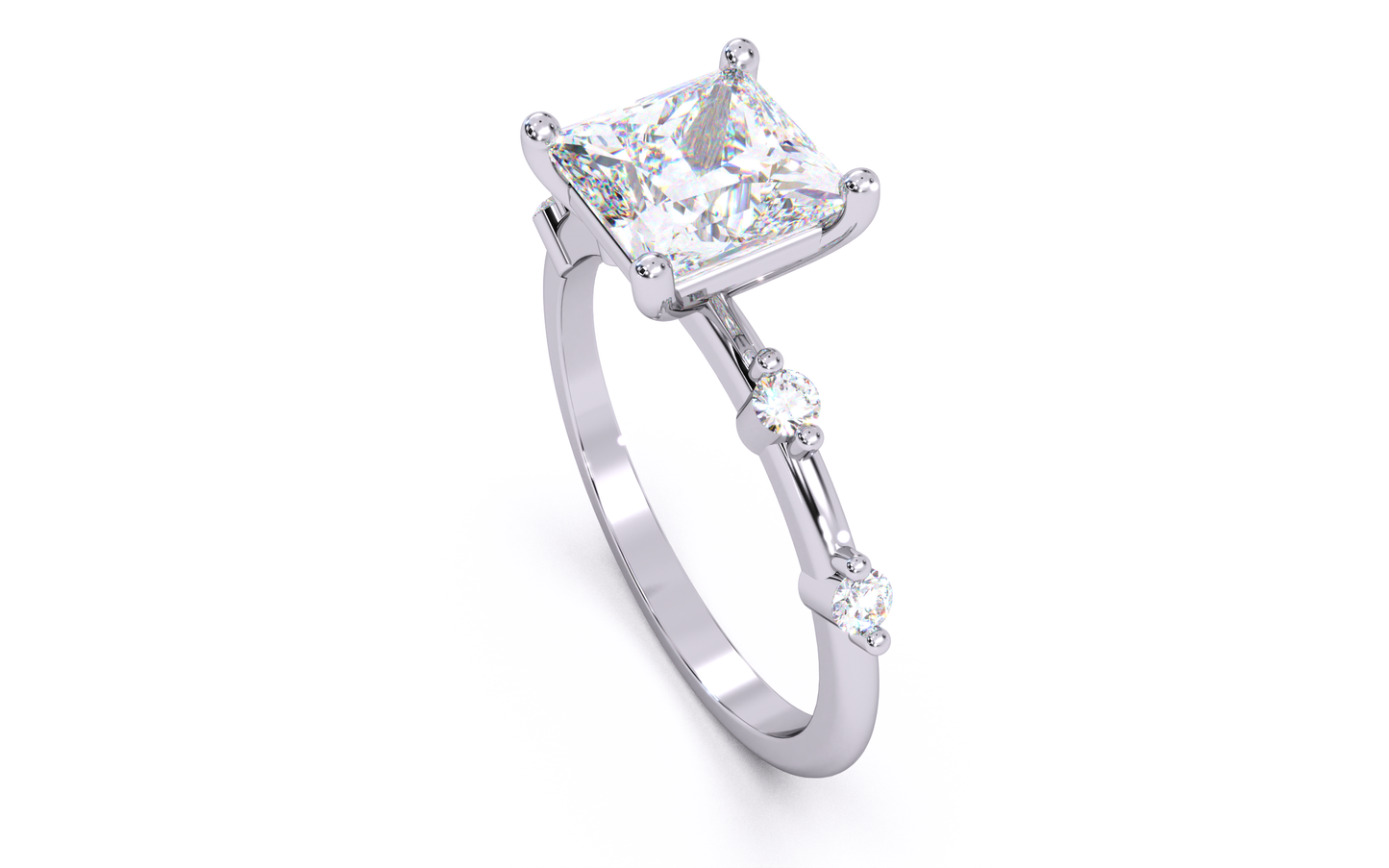luxe aimé elevé solitaire