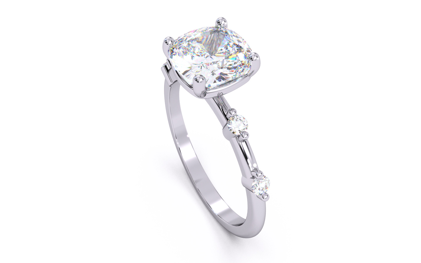 luxe aimé elevé solitaire