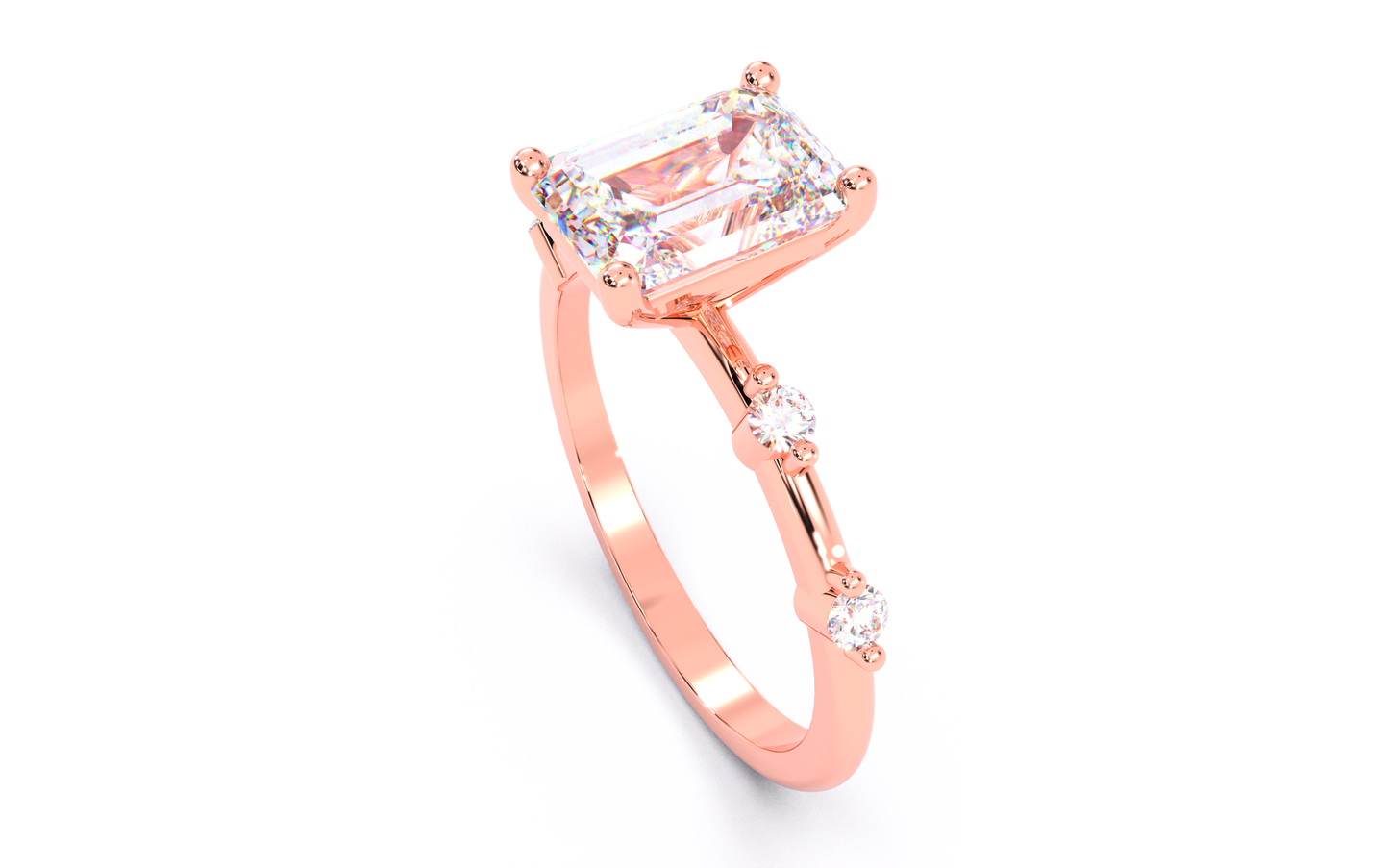 luxe aimé elevé solitaire