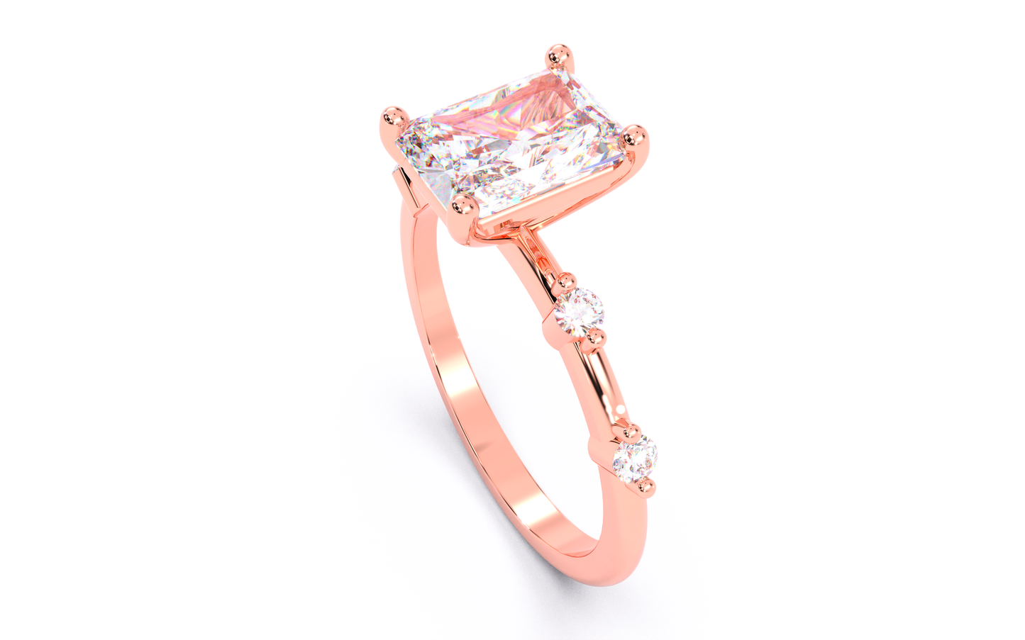 luxe aimé elevé solitaire