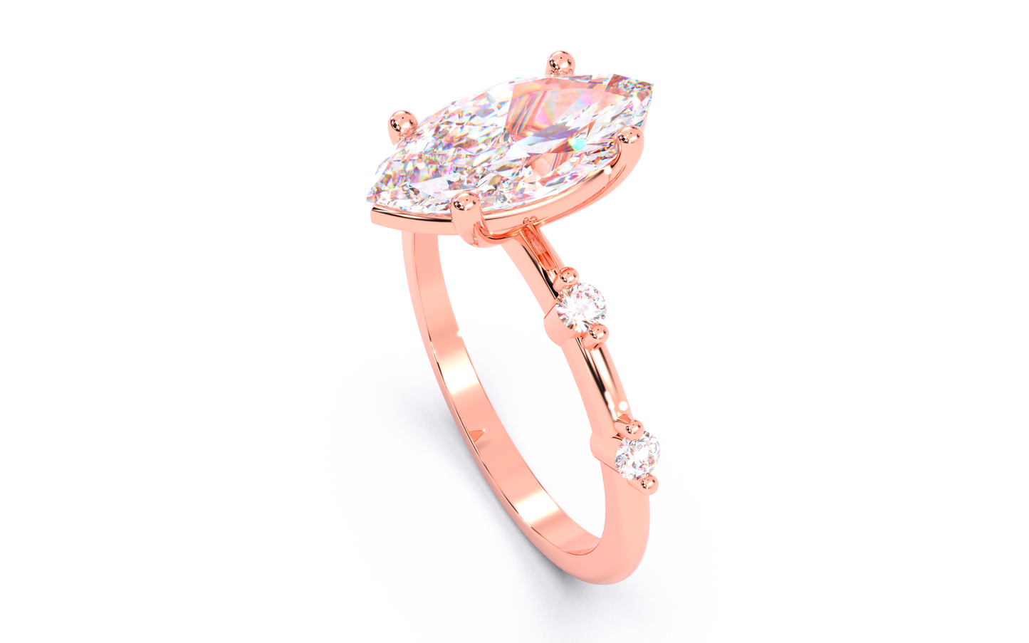 luxe aimé elevé solitaire