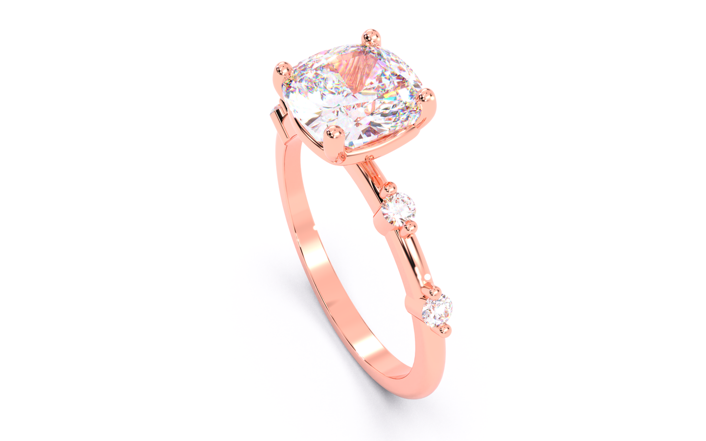 luxe aimé elevé solitaire