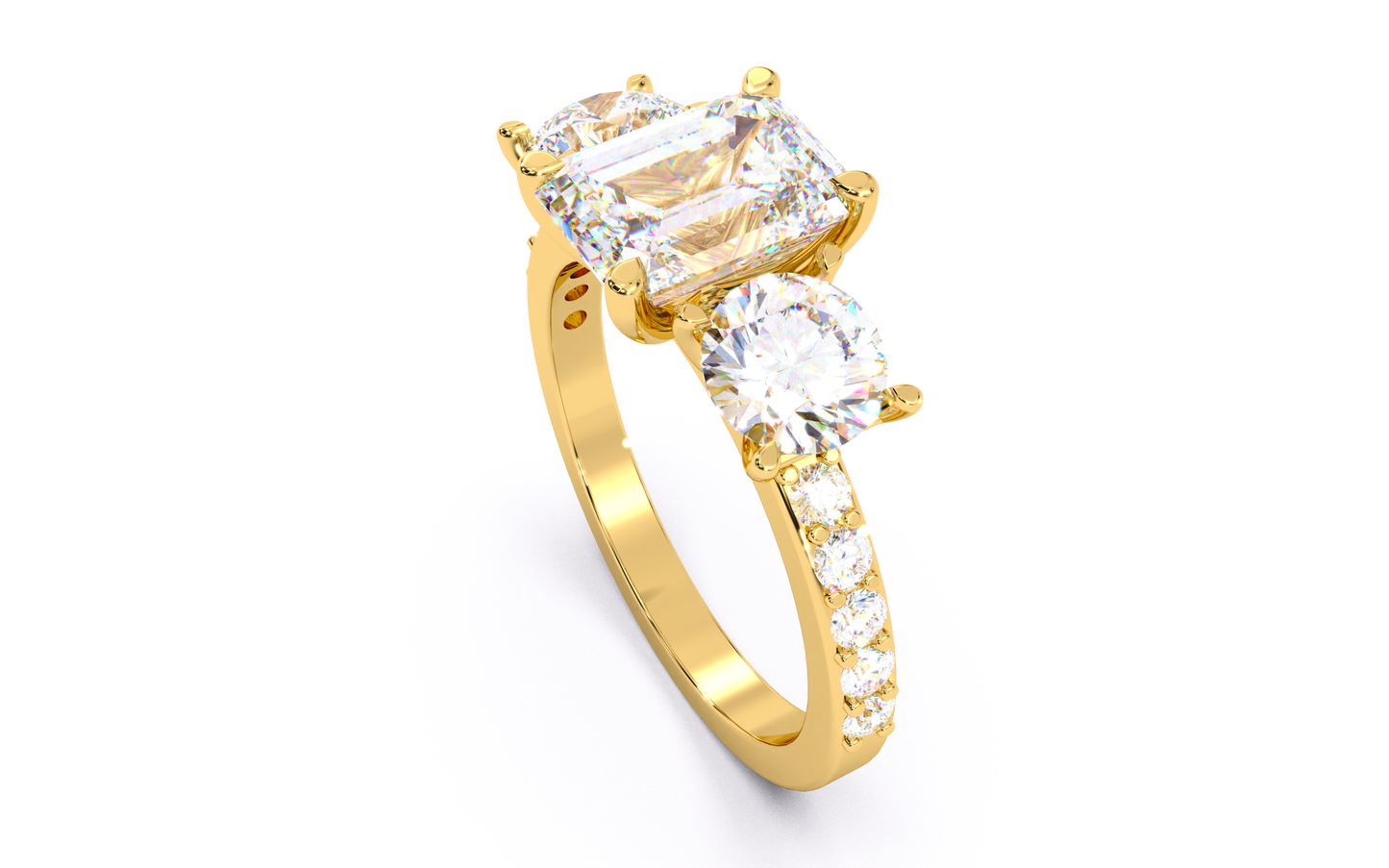 luxe aimé arrondi éclat trio