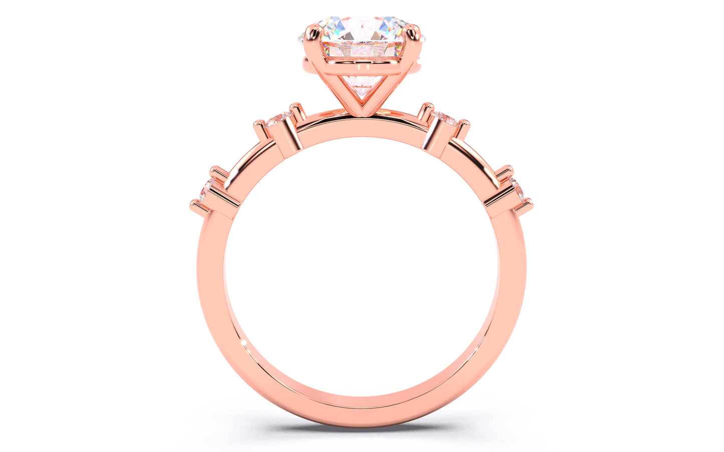 luxe aimé elevé solitaire
