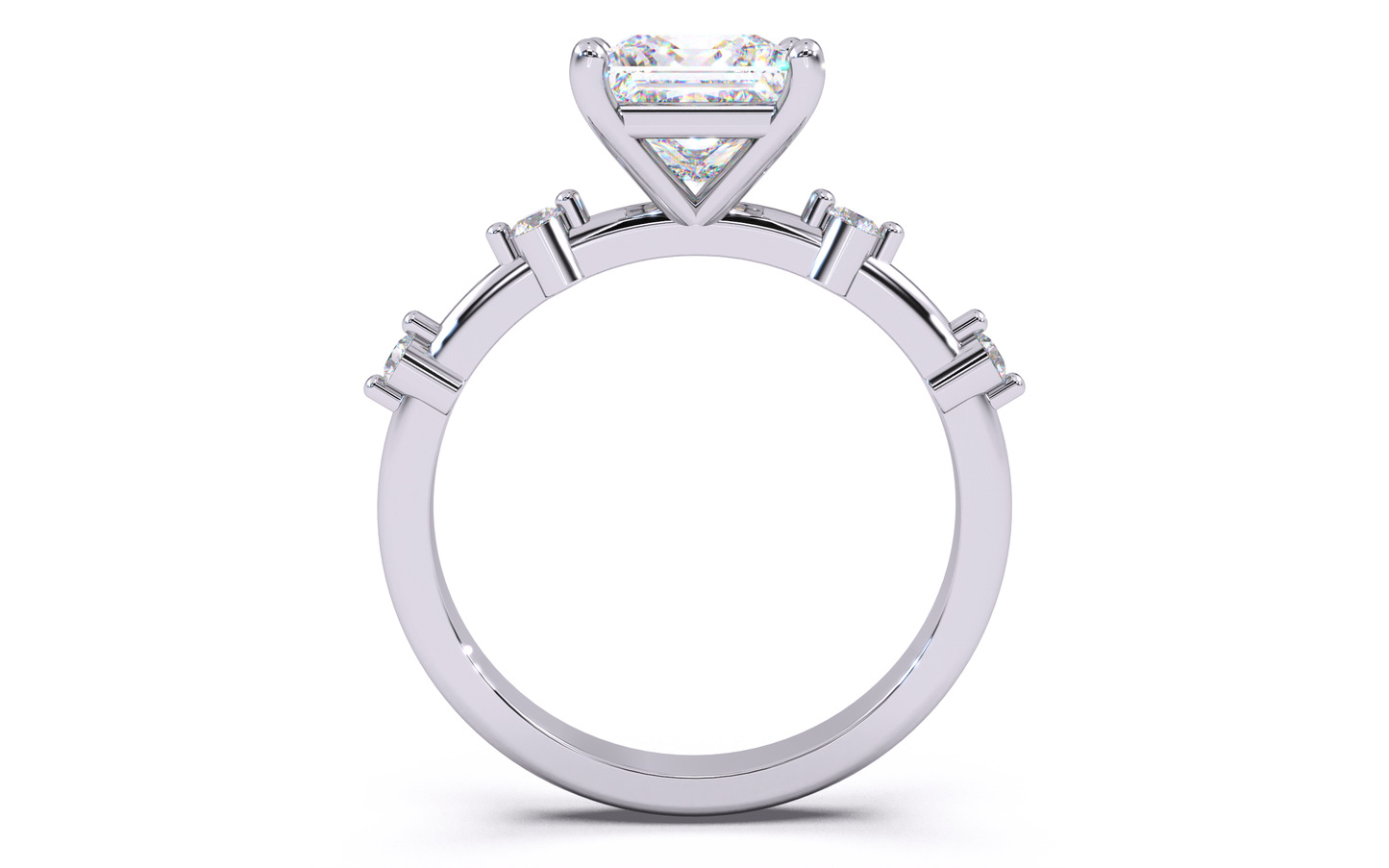 luxe aimé elevé solitaire