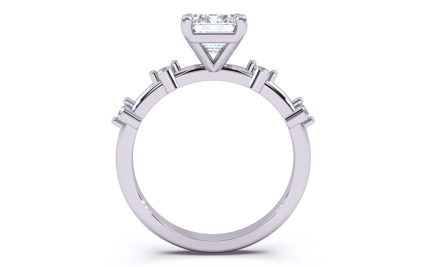 luxe aimé elevé solitaire
