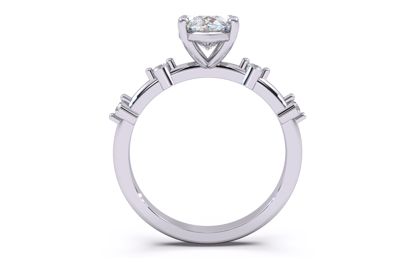 luxe aimé elevé solitaire