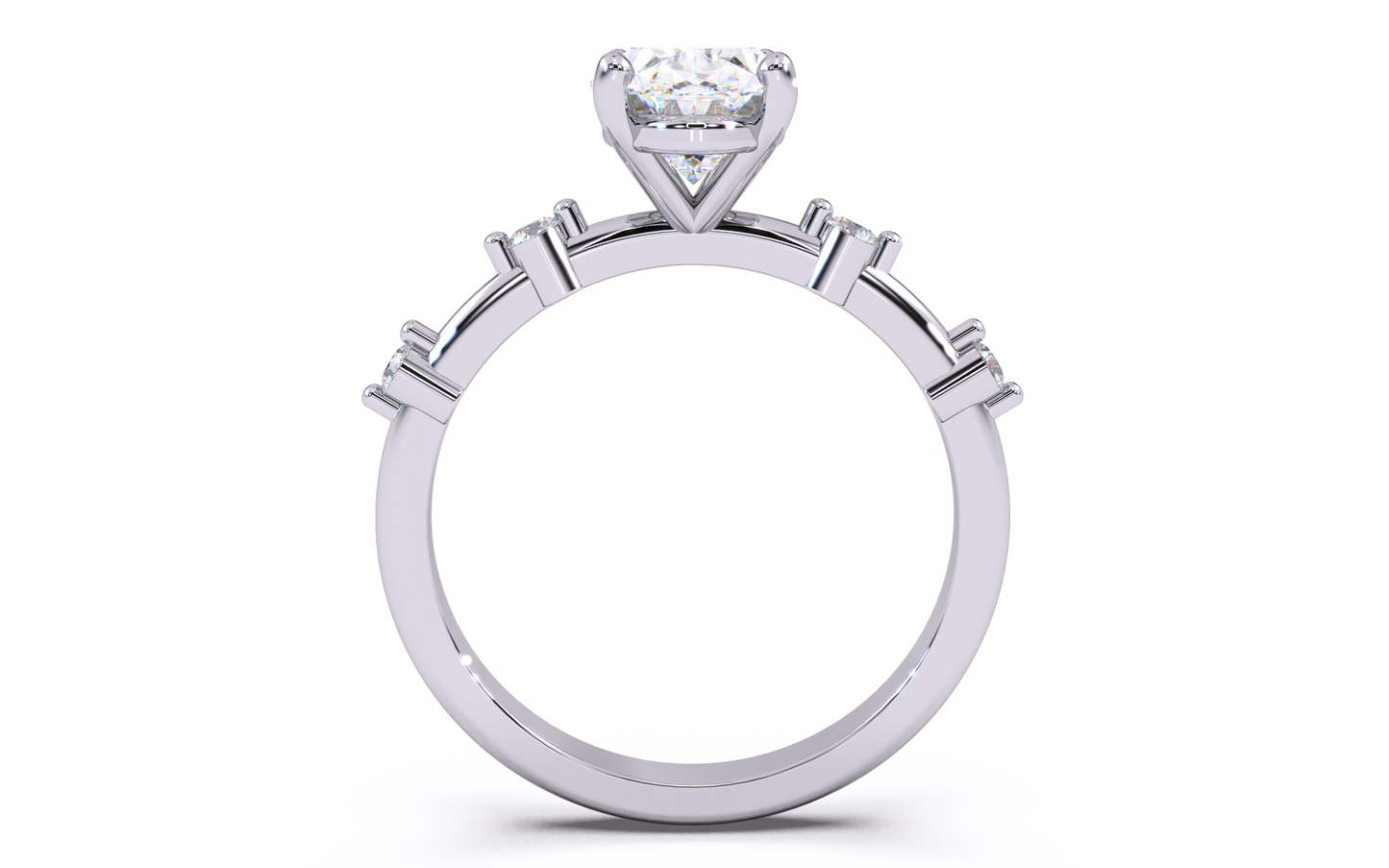 luxe aimé elevé solitaire