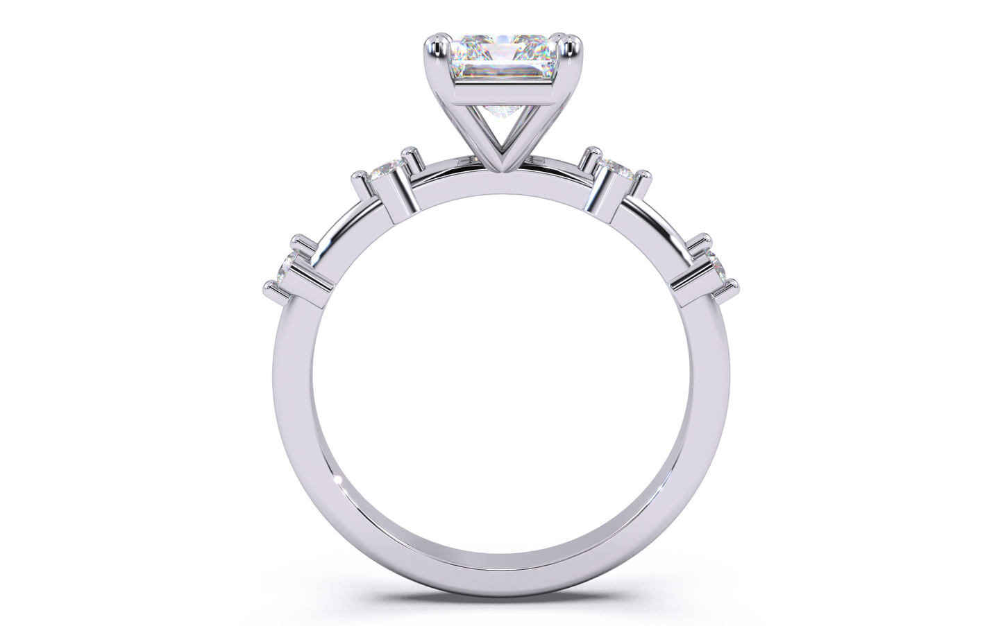 luxe aimé elevé solitaire
