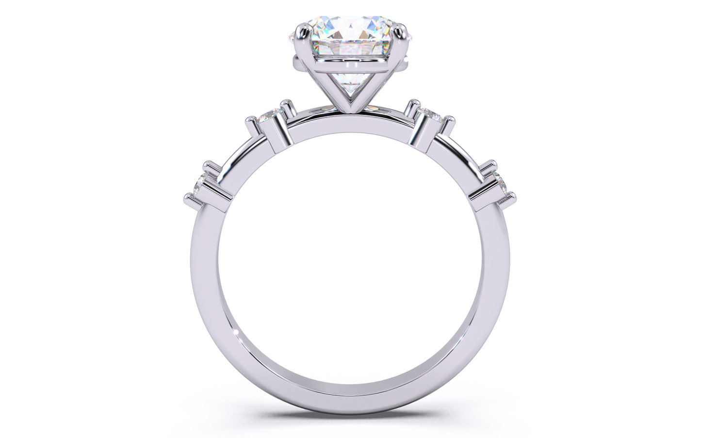 luxe aimé elevé solitaire