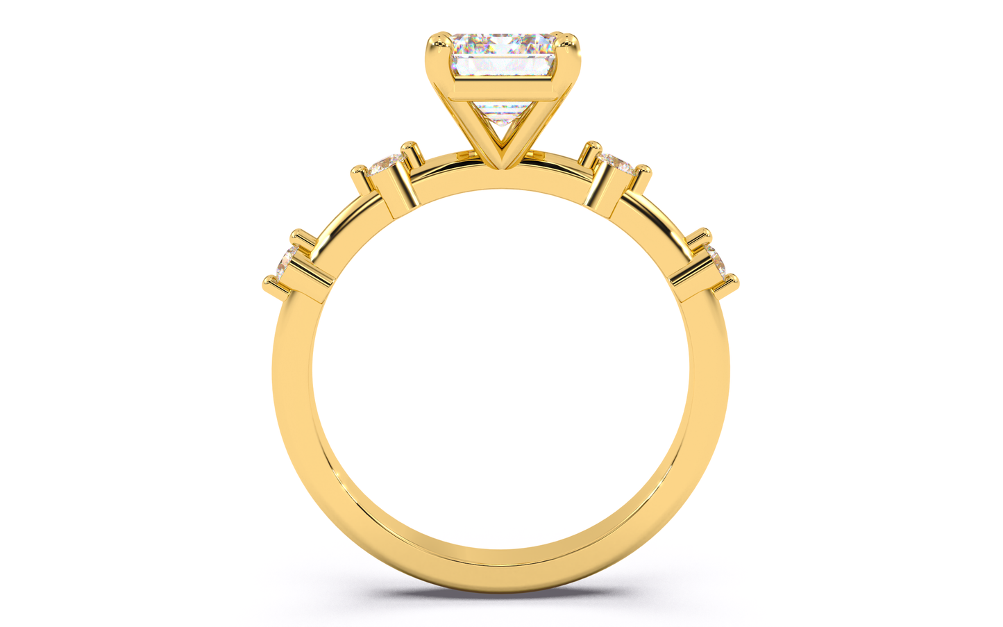 luxe aimé elevé solitaire