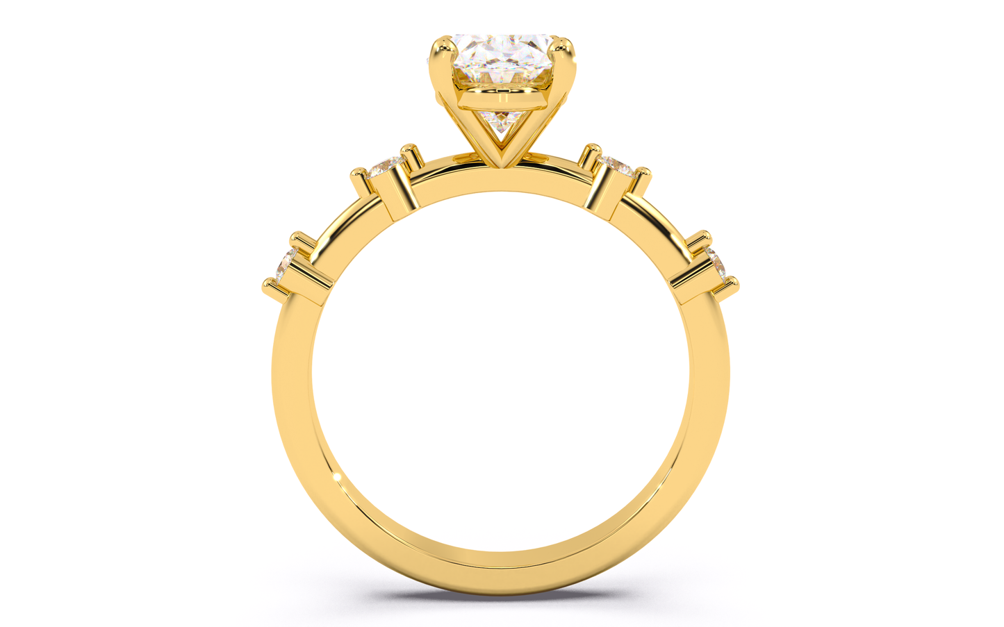 luxe aimé elevé solitaire