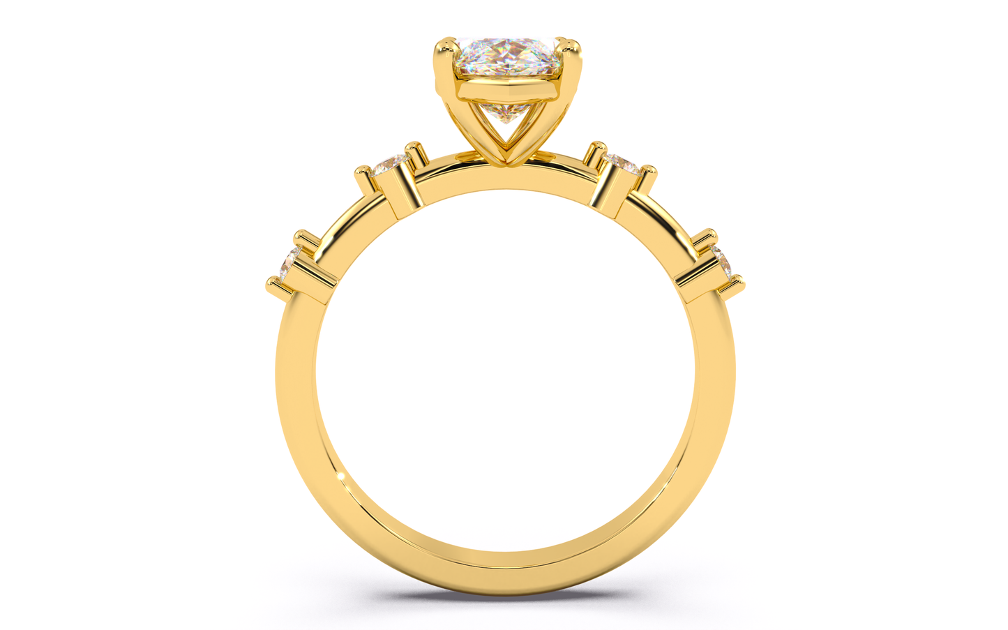 luxe aimé elevé solitaire