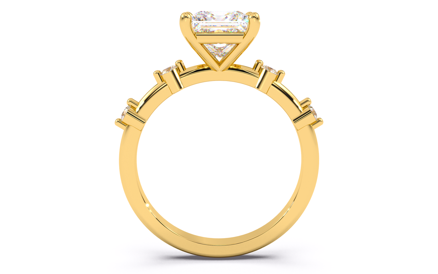 luxe aimé elevé solitaire
