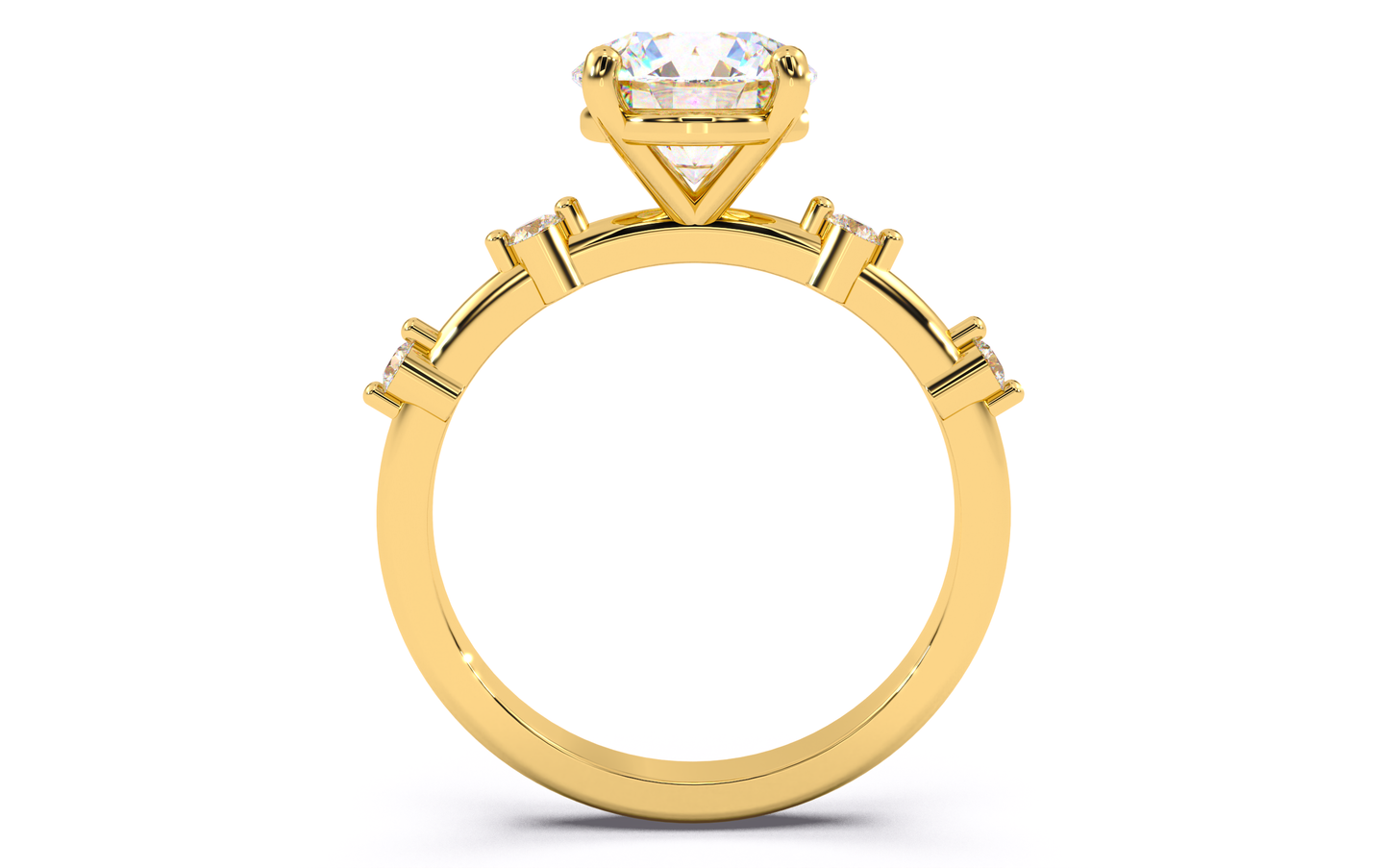 luxe aimé elevé solitaire