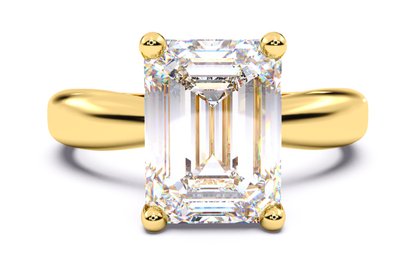 Luxe Aimé Eira Solitaire Engagement Ring, Front View