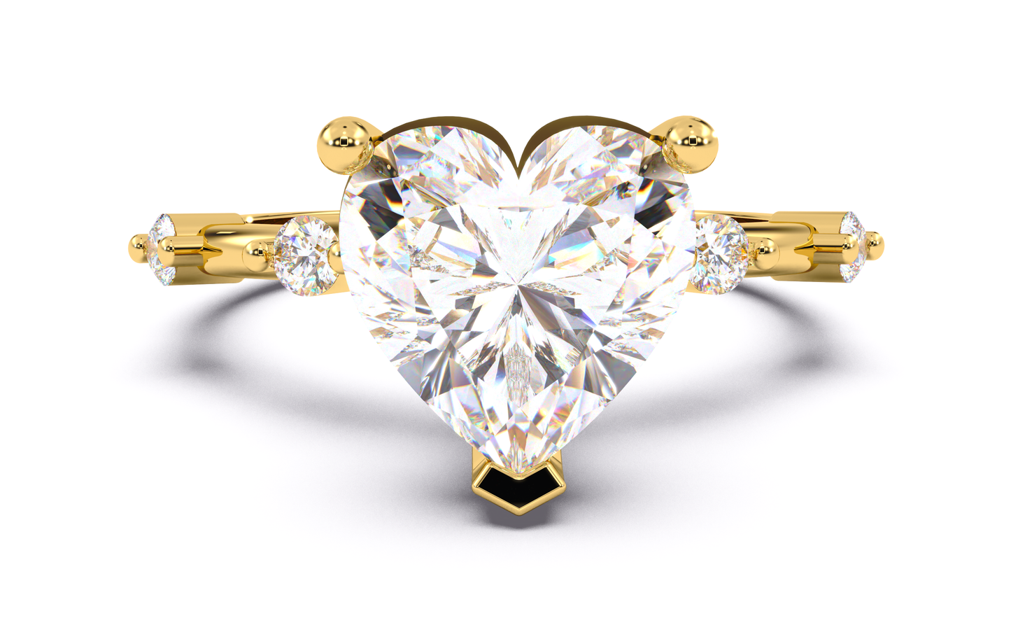 luxe aimé elevé solitaire