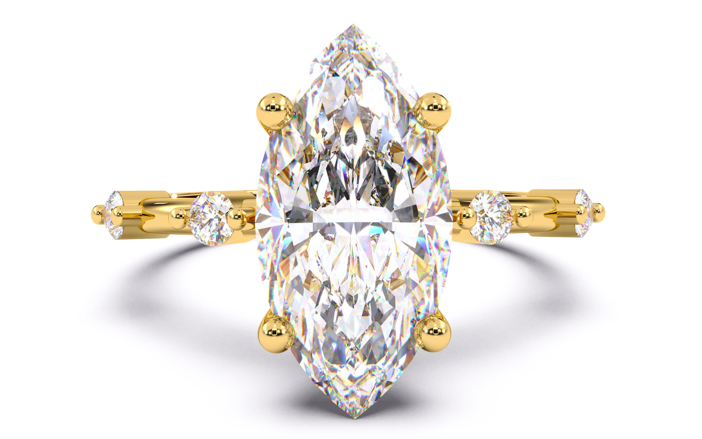 luxe aimé elevé solitaire