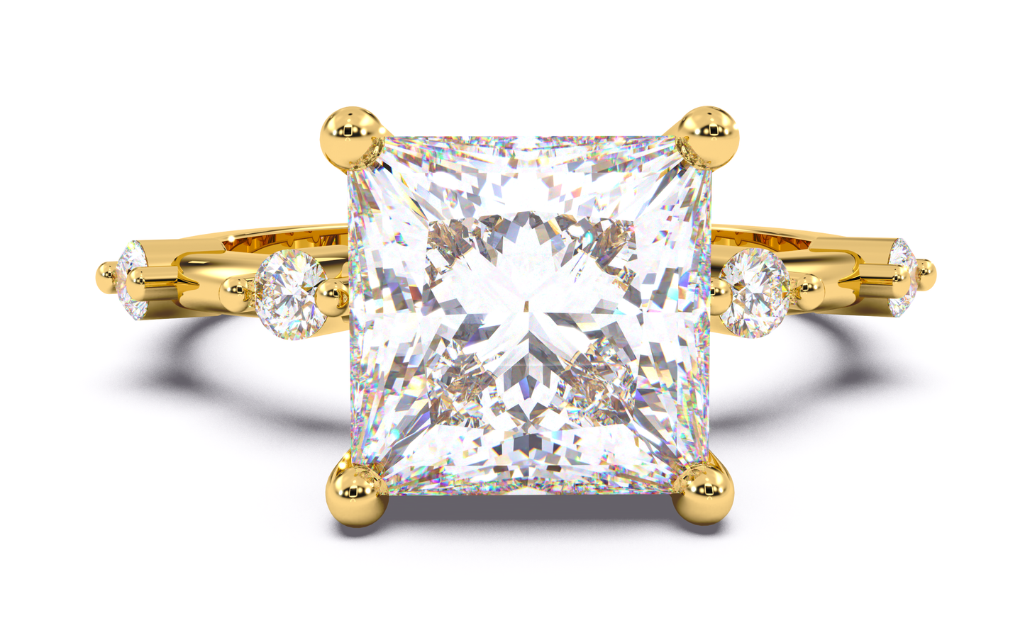 luxe aimé elevé solitaire