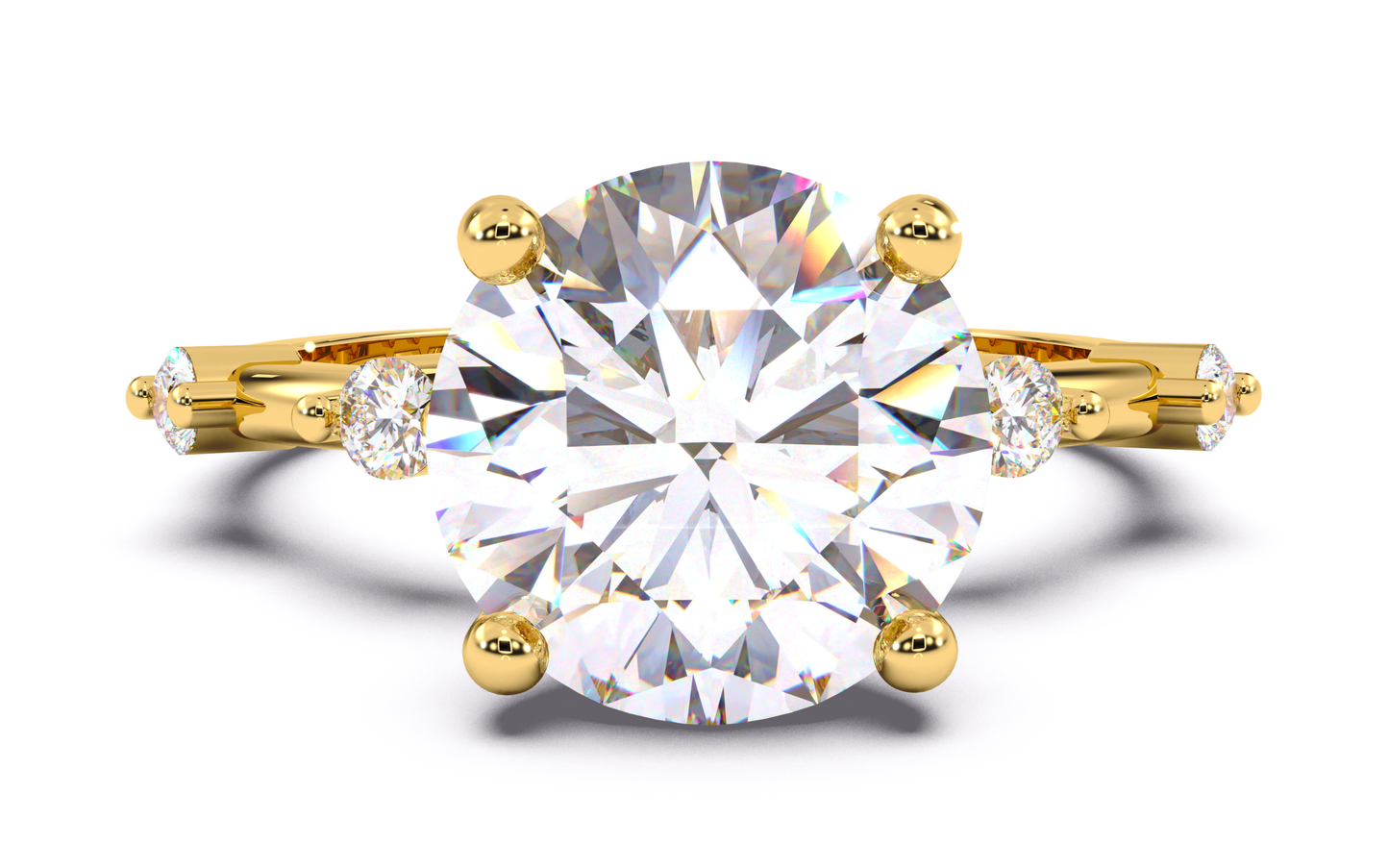 luxe aimé elevé solitaire