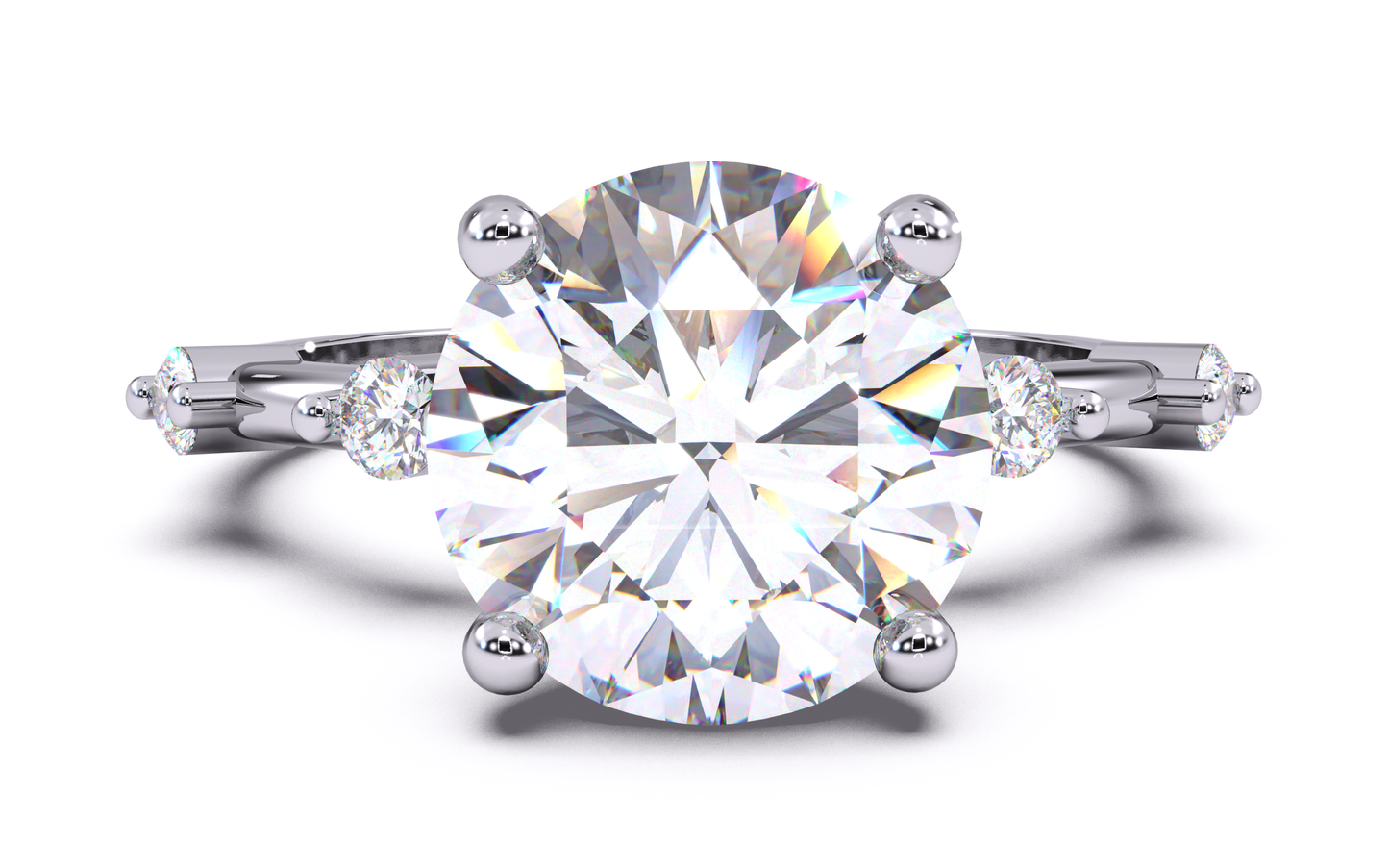 luxe aimé elevé solitaire