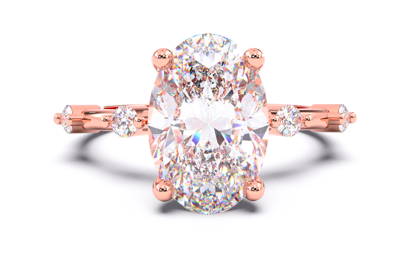luxe aimé elevé solitaire