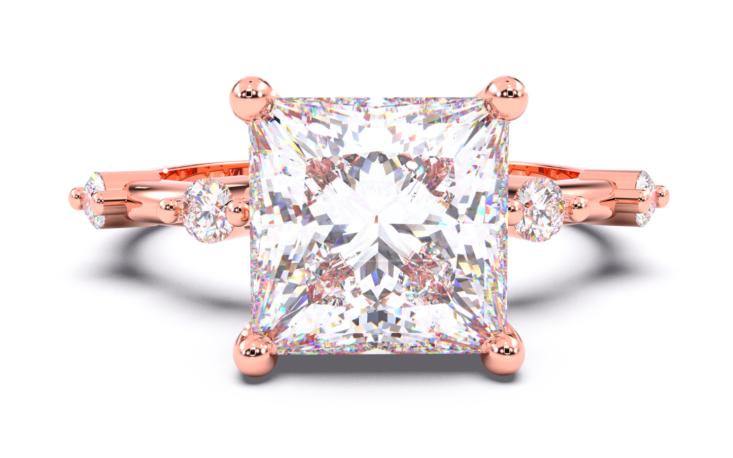 luxe aimé elevé solitaire