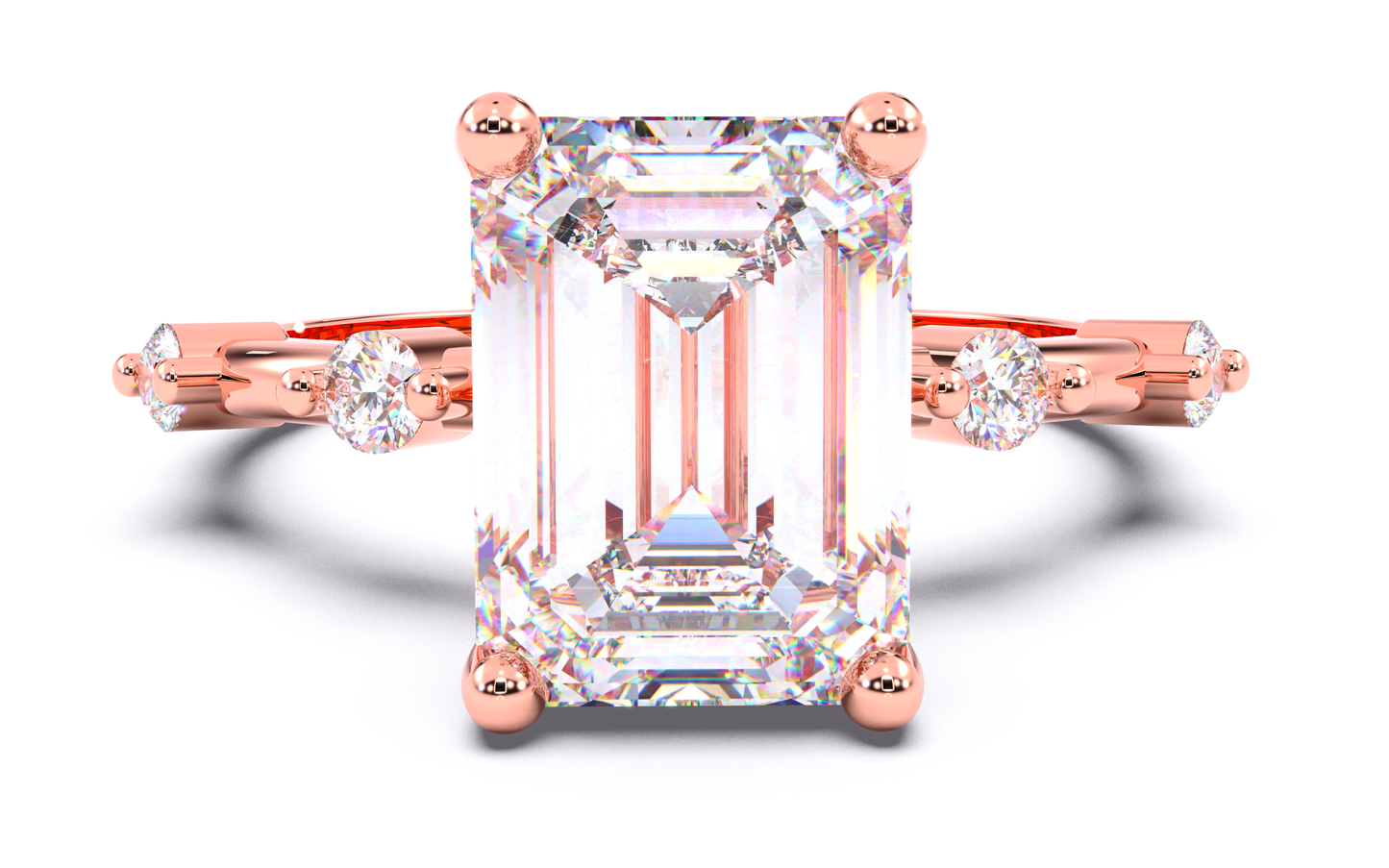 luxe aimé elevé solitaire