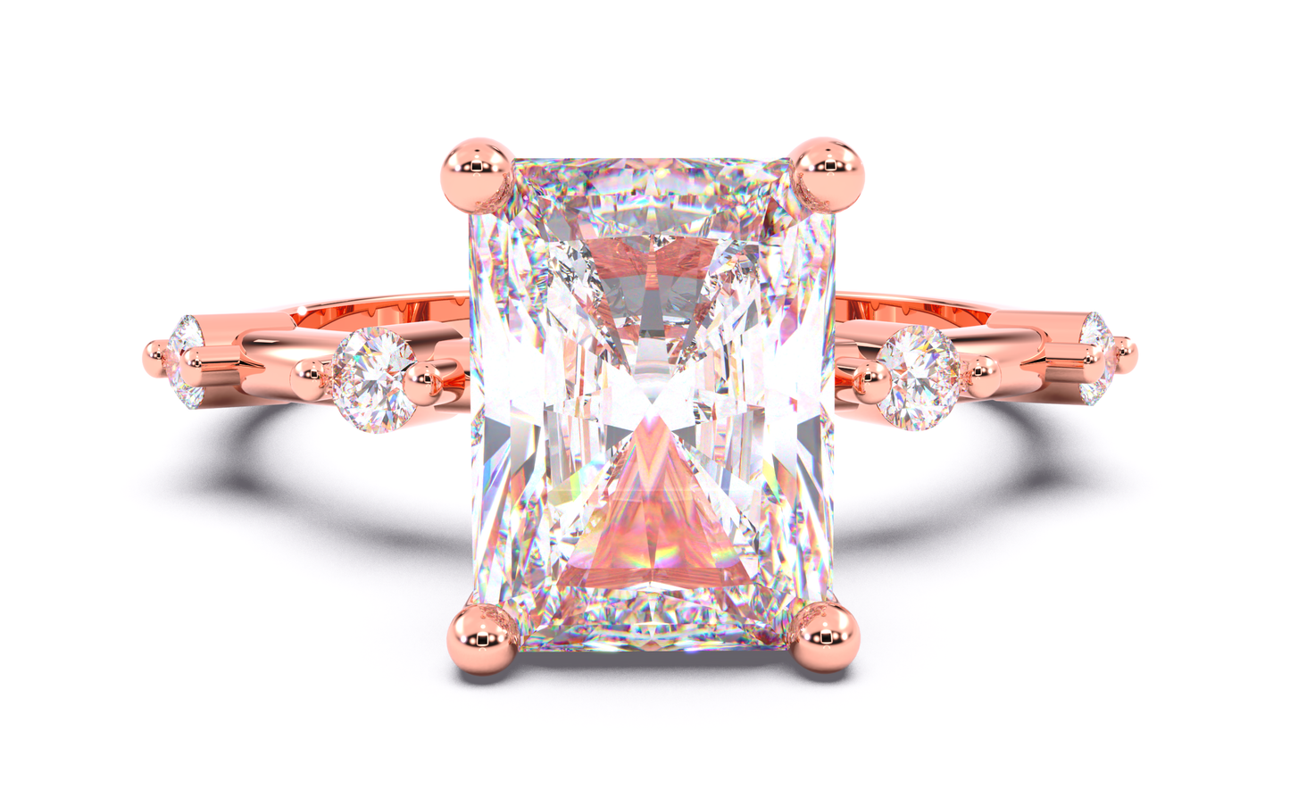 luxe aimé elevé solitaire