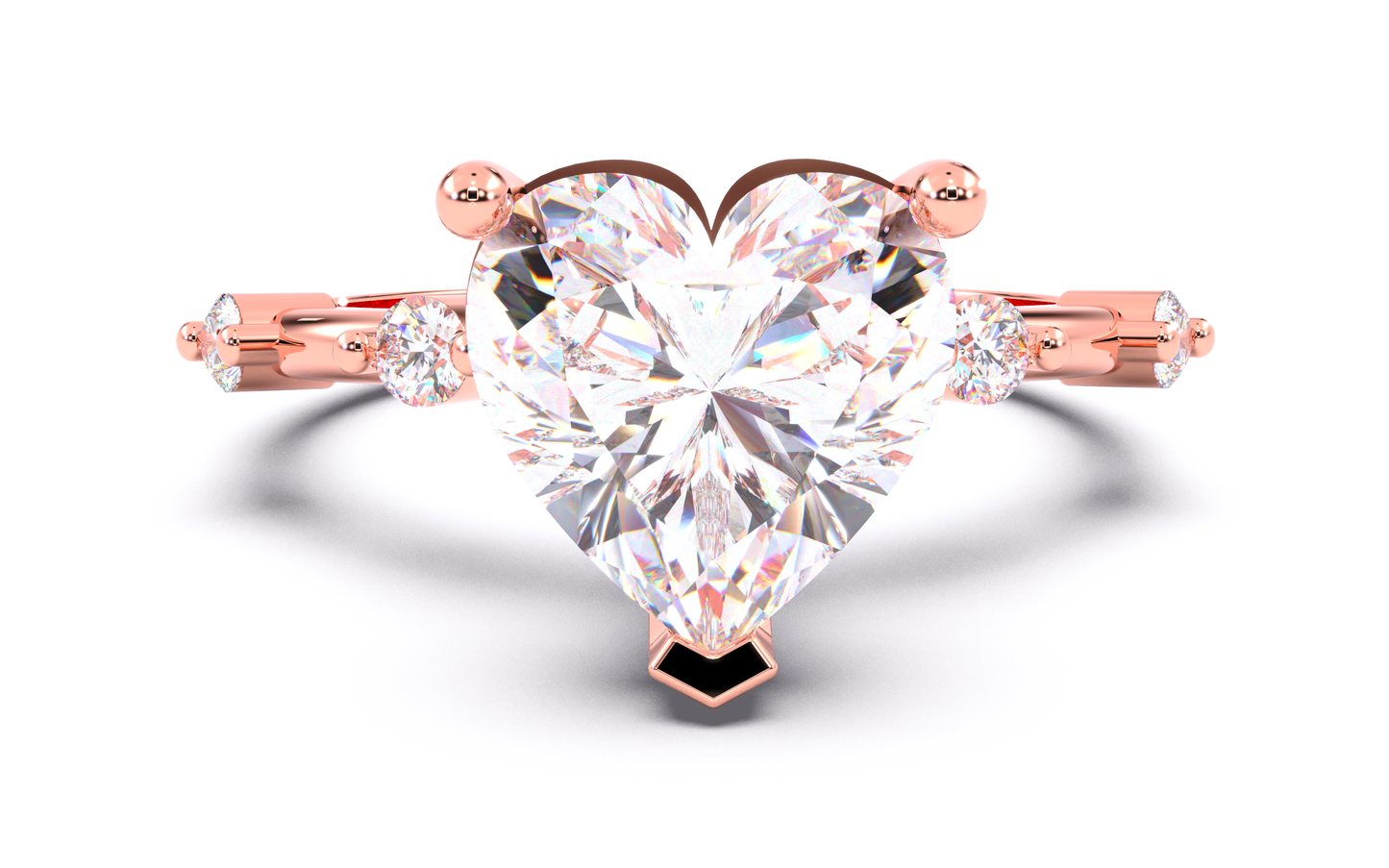 luxe aimé elevé solitaire