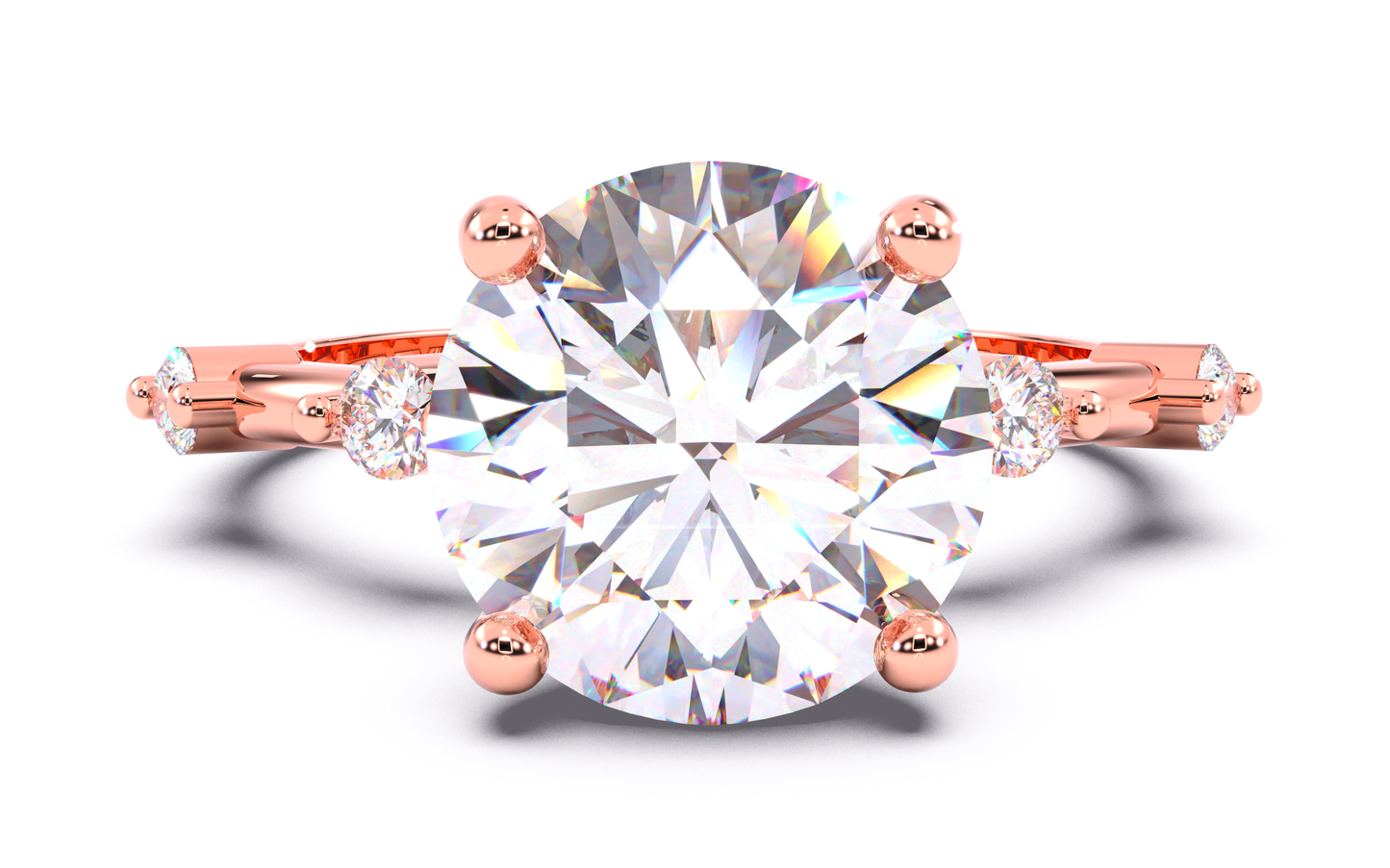 luxe aimé elevé solitaire