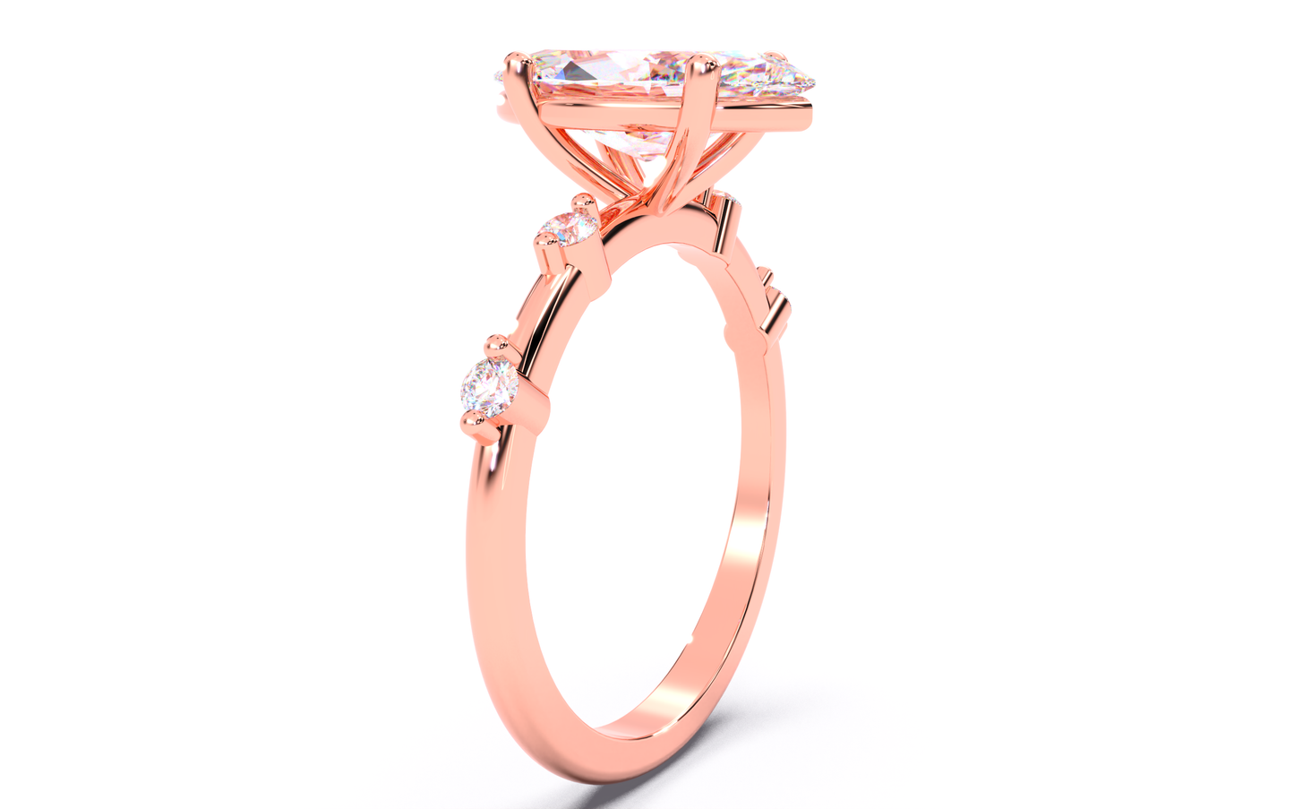 luxe aimé elevé solitaire