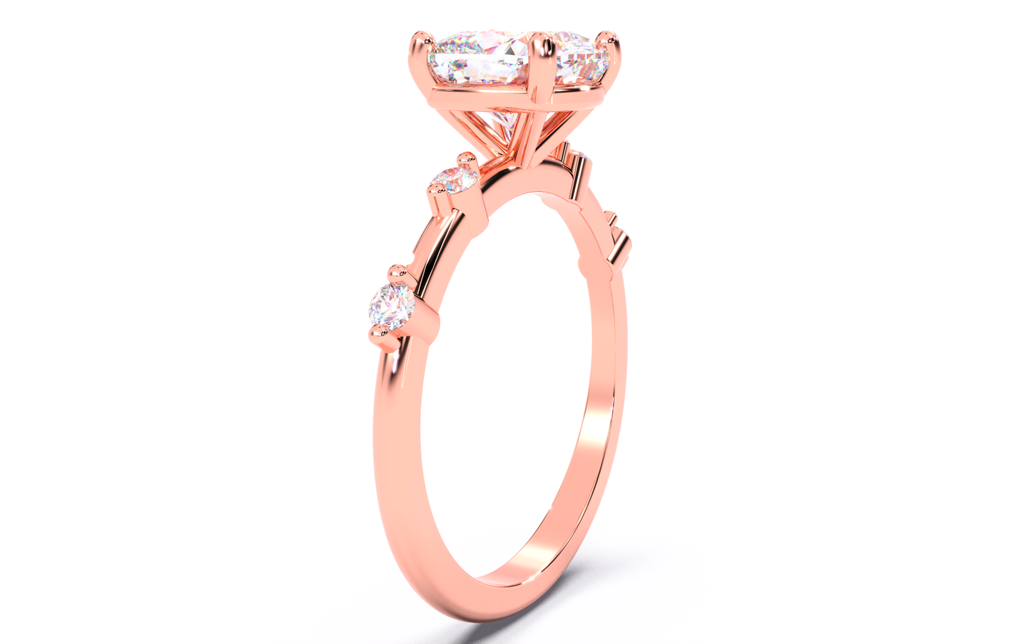luxe aimé elevé solitaire