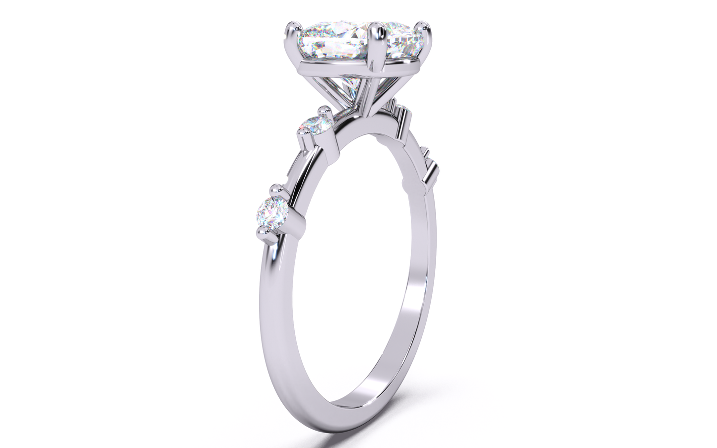 luxe aimé elevé solitaire